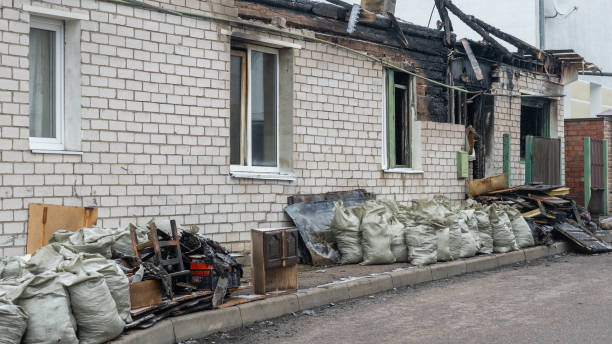 Professional Fire Damage Removal technician working in Carrollton, KY